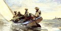 Voile le Catamaran réalisme marin peintre Winslow Homer